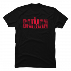red batman logo shirt